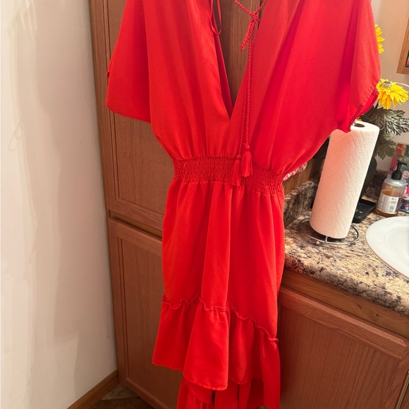 Fying Tomato Orange maxi dress - Picture 5 of 7